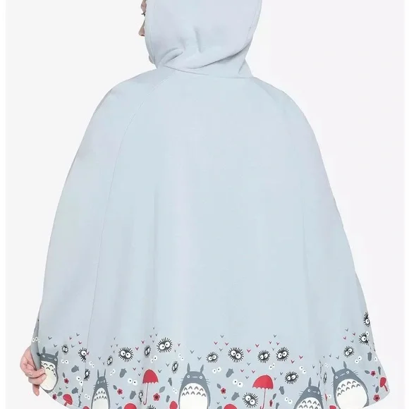 💎STUDIO GHIBLI- My Neighbor Totoro Sherpa Poncho Plus Size 3X